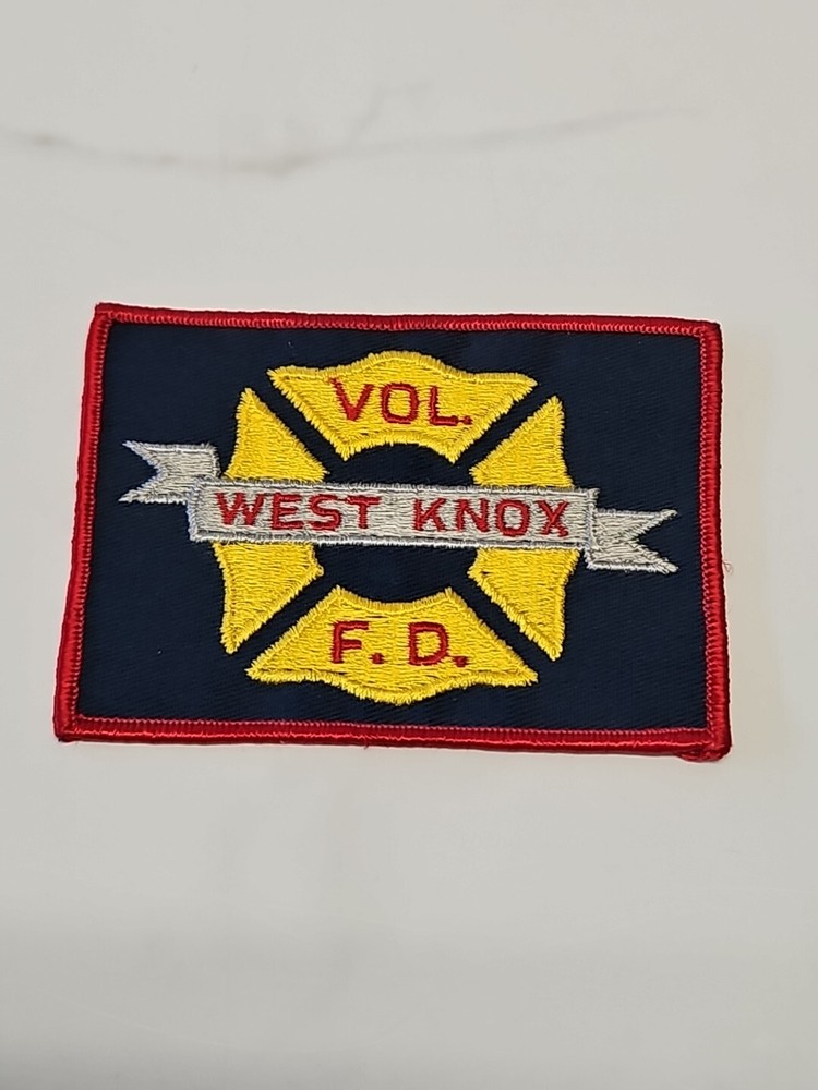 West Knox Vol. F.D. Patch. New  AD