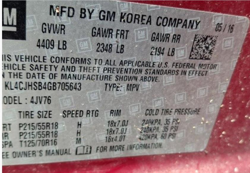 Used Fuse Box Engine fits: 2016 Buick Encore Grade A