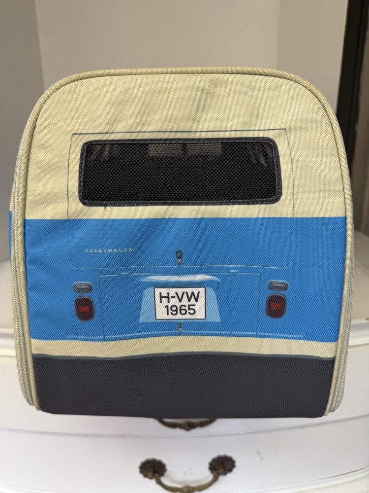 VW Blue And White Pet Carrier