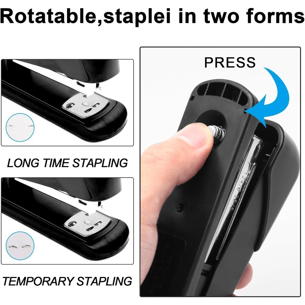 Automatic Modern Office Stapler 25 Sheet Capacity with 1000 Staples and Staple