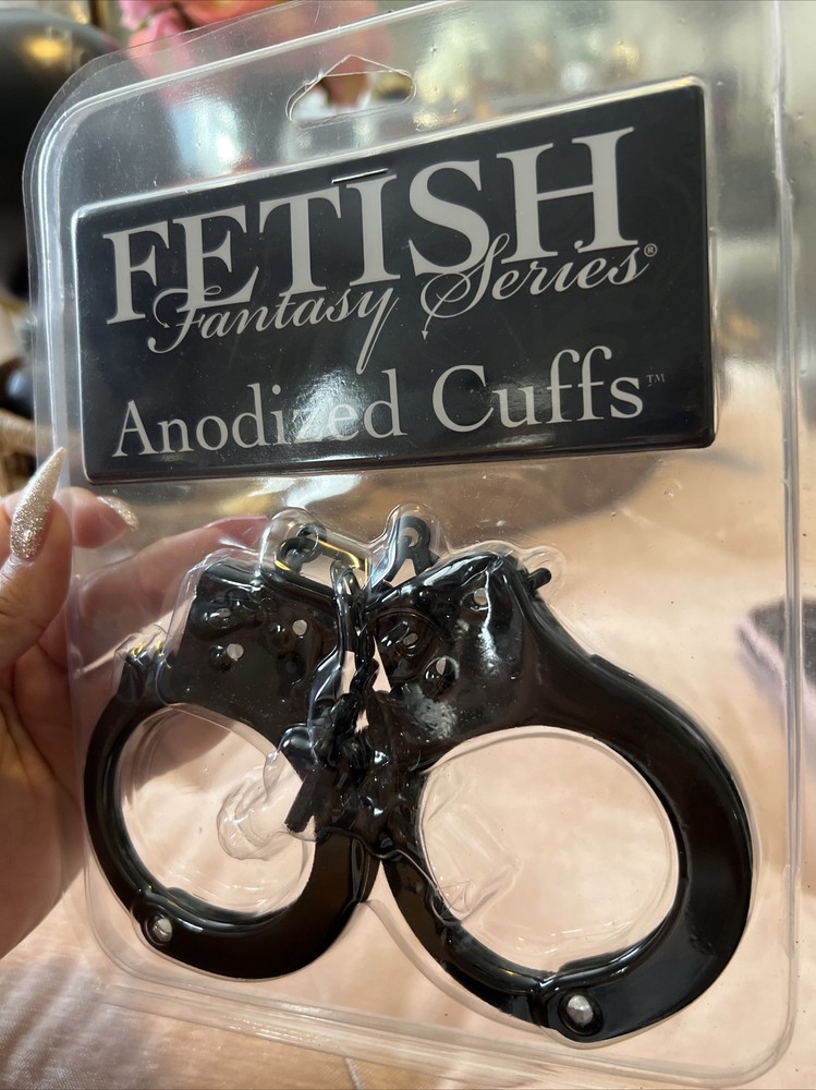 Fetish Fantasy Anodized Cuffs, Black