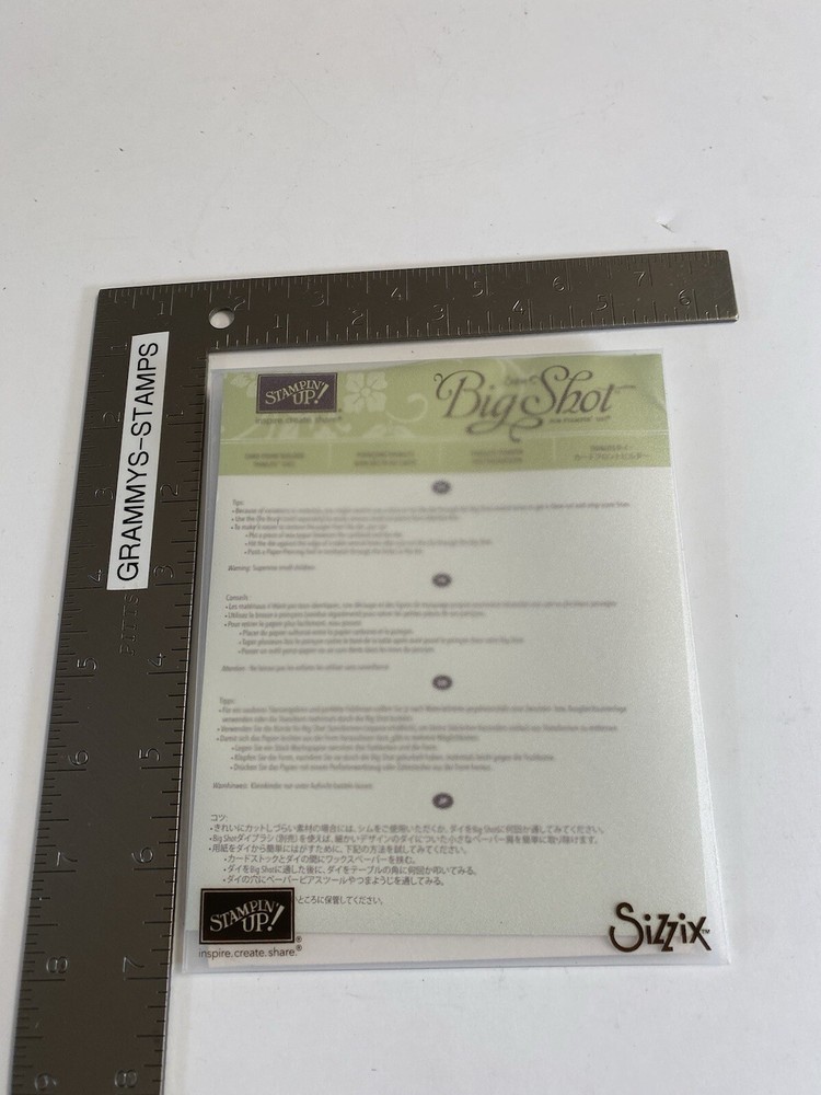 Stampin Up Card Front Builder Thinlits Metal Cutting Dies 144674 Die Set Only