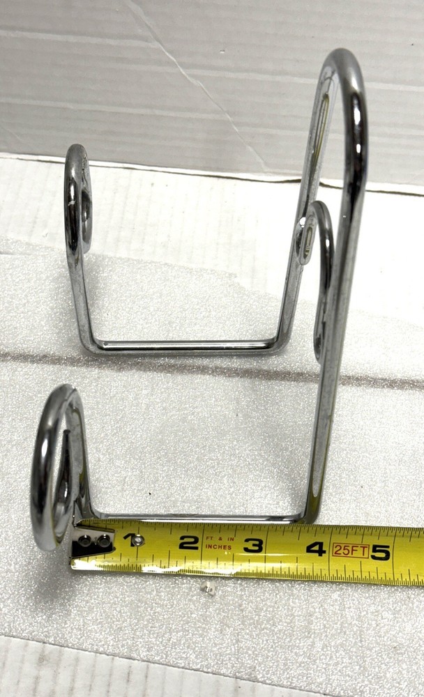 Chrome Easel Silver Frame Display Stand 7x8x4