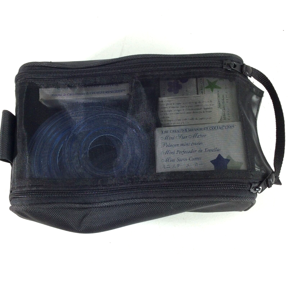 Creative Memories set of tools in case includes blades, cutting tools, templates