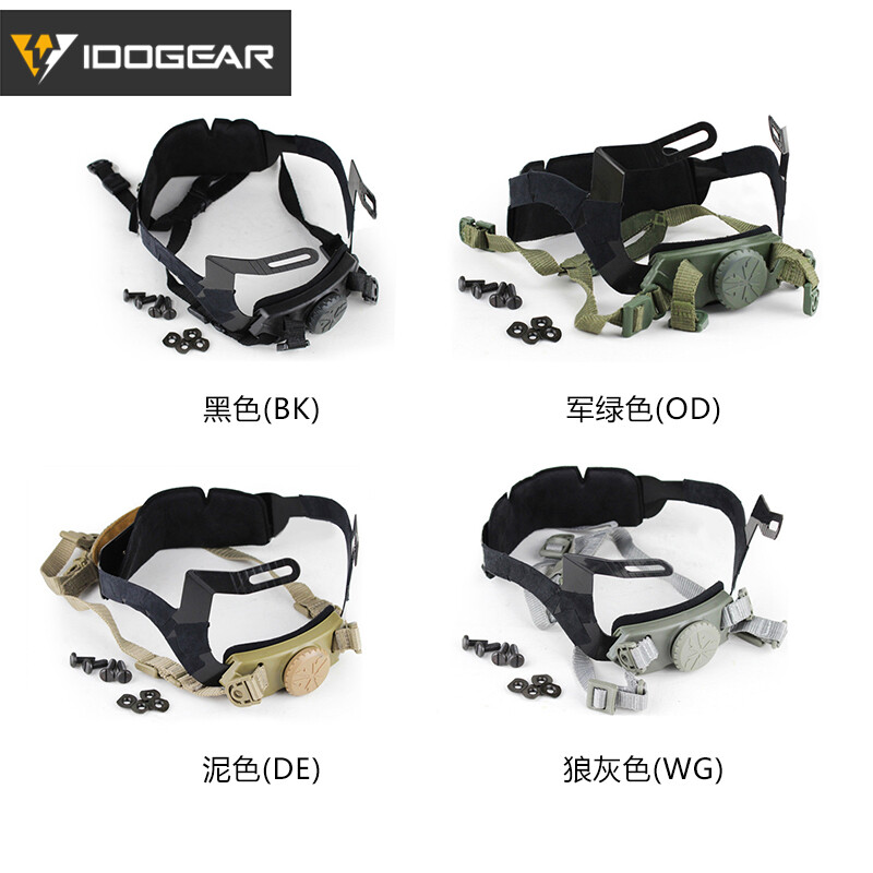 IDOGEAR Tactical FAST Helmet Hanging System Suspension OPS-CORE ACH Occ-Dial