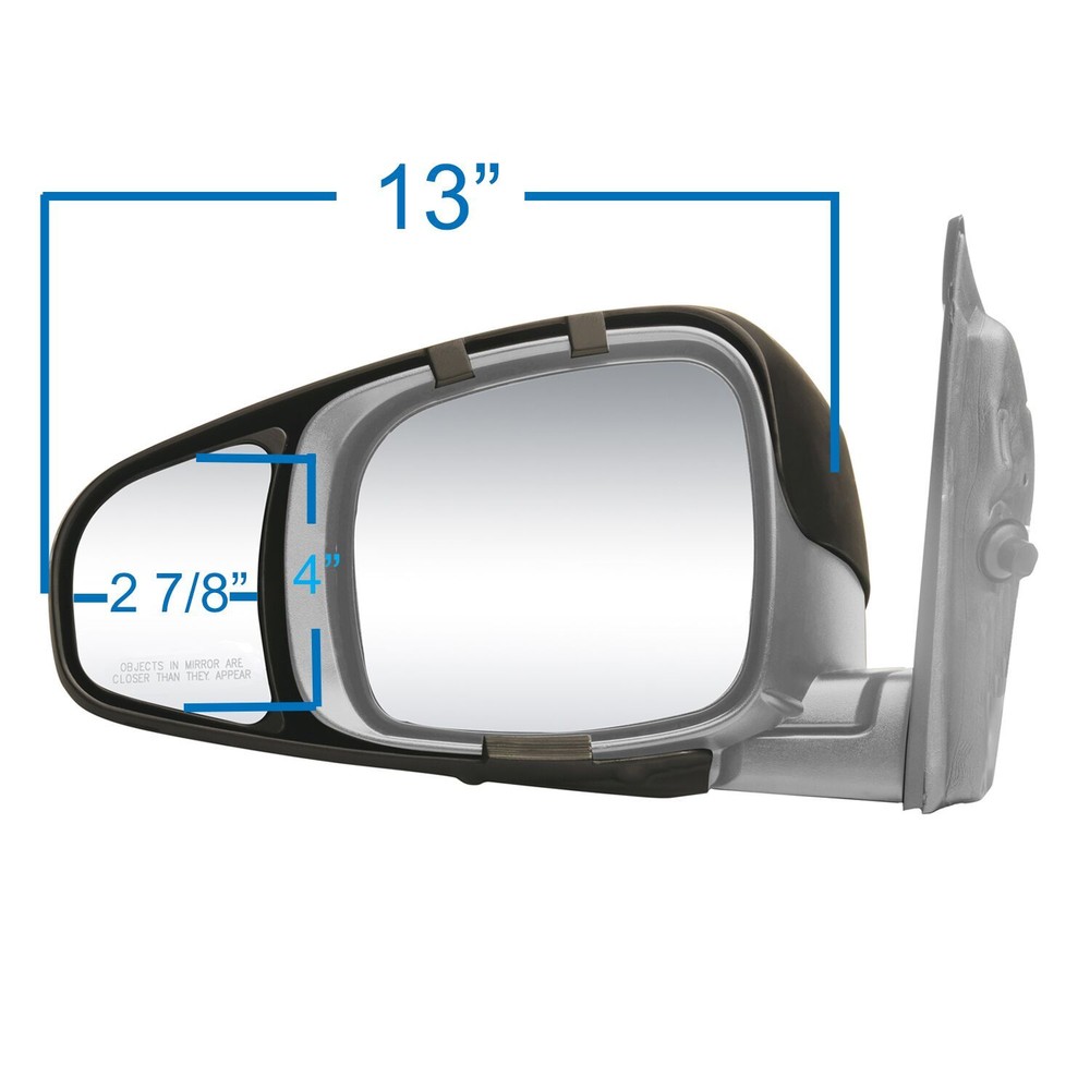 2012-2015 RAM C/V (CARGO VAN) CLIP SNAP-ON TOWING SIDE MIRROR EXTENSION (PAIR)