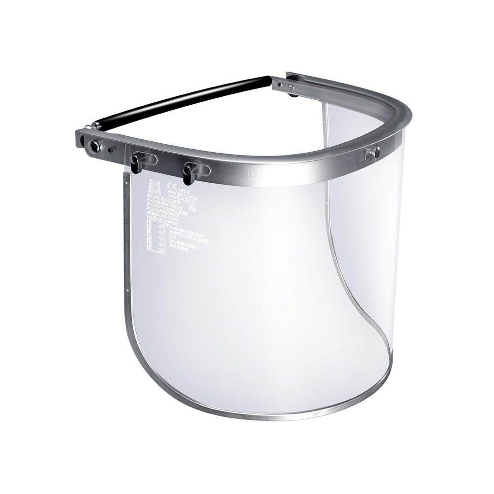 Blue Eagle Aluminum Face Shield Adapter for Cap-Style Hard Hat | Visor Bracke...