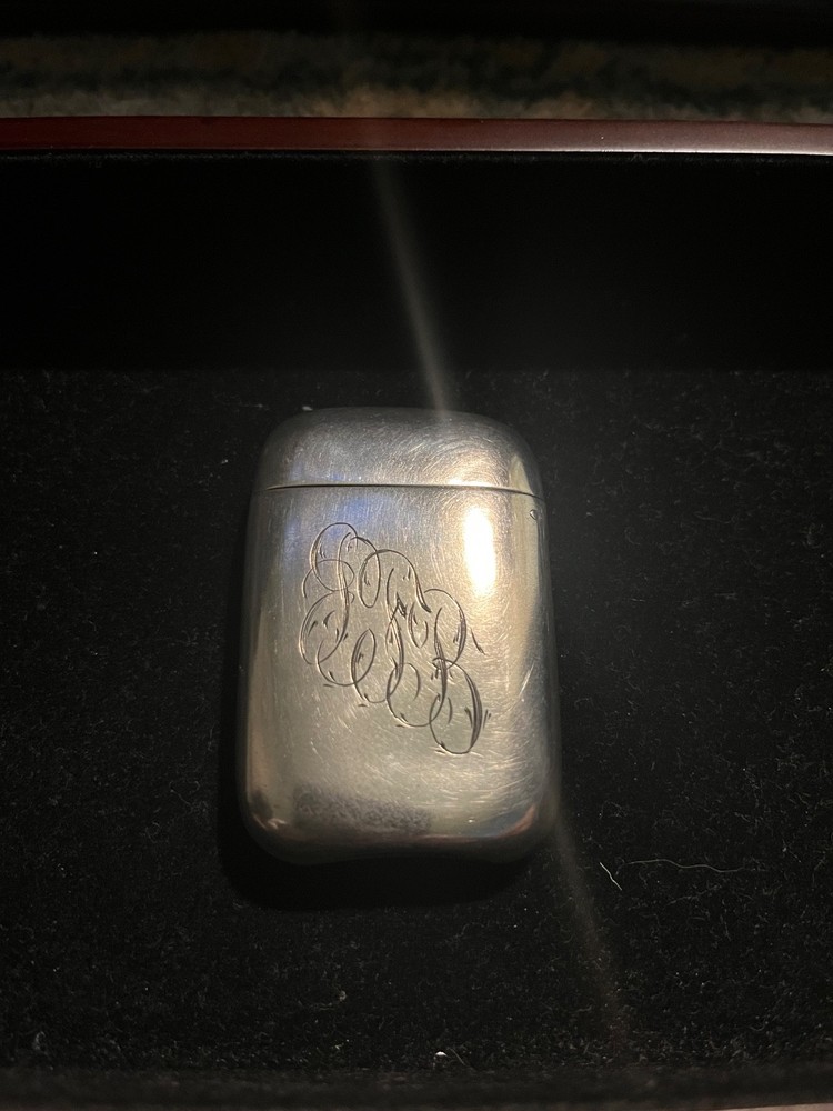 Antique Sterling Silver Vesta Match Safe
