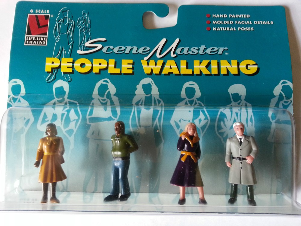 Scene Master G Scale People Walking Figures