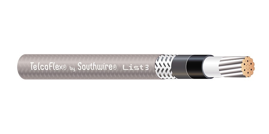 Wire; 1/0 AWG Telcoflex Type III; GREY Southwire 150'