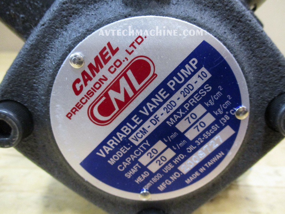 CML Camel Hydraulic Double Variable Vane Pump Pressure 70Kg VCM-DF-20D-20D-10