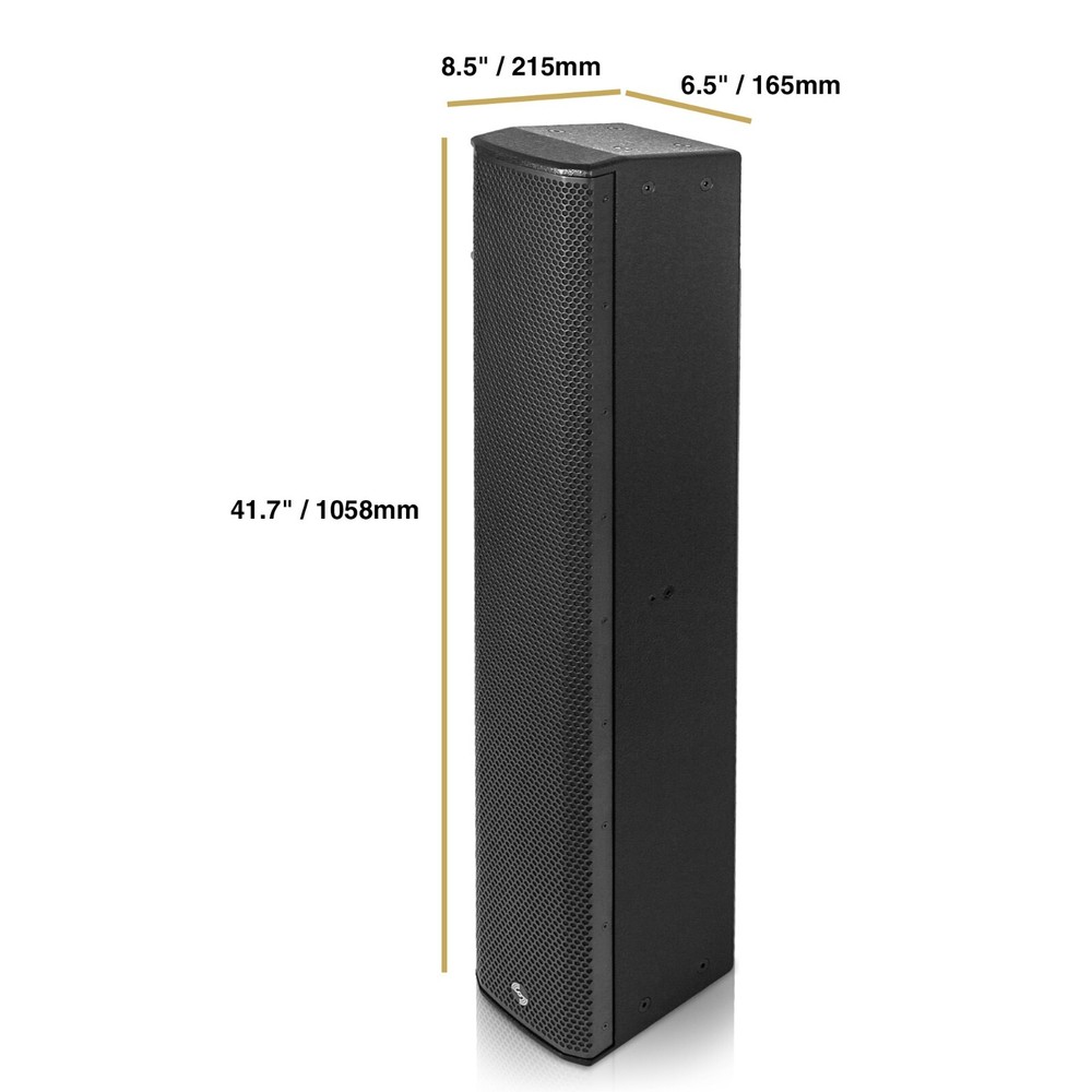 OPEN BOX:Sound Town Passive Wall-Mount Column Line Array Speaker (CARPO-P12B-R)