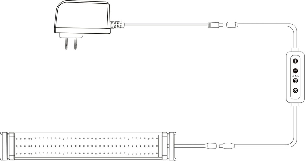 Aquarium Light Timer&Dimmer, Easy to Program Fish Tank Light Controller