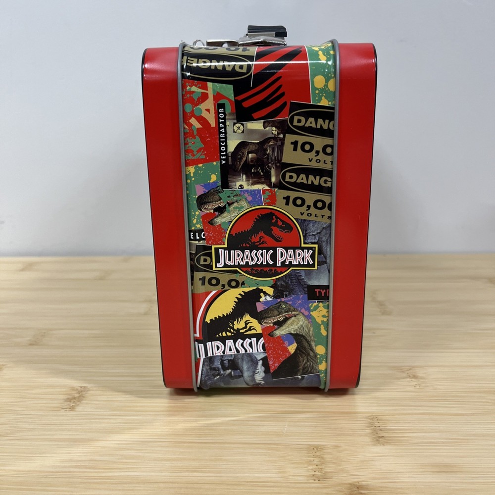 Aquarius Jurassic Park Lunch Boxes Tin Tote Fun Box