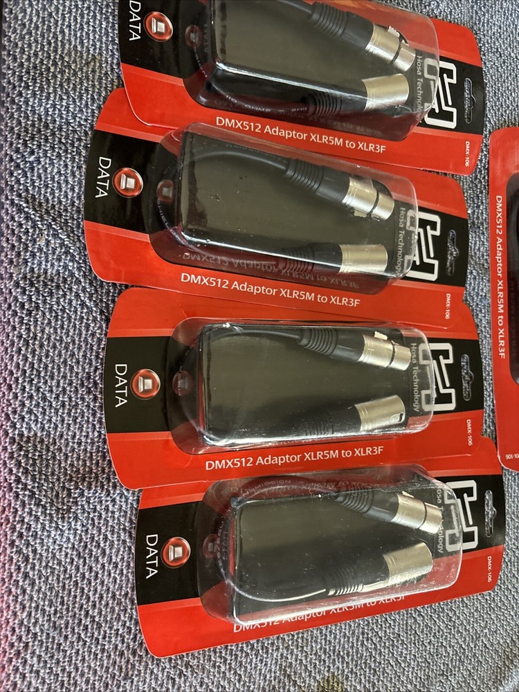 Hosa DMX-106 (5-pack) Bundle