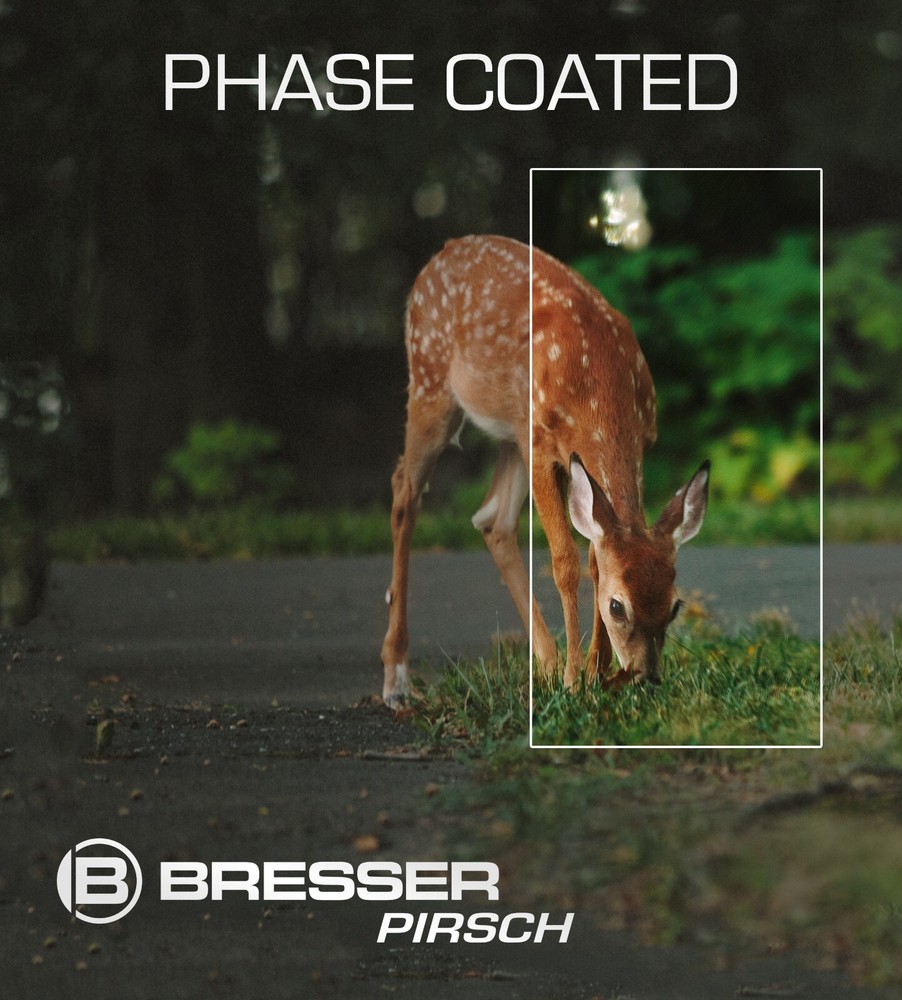 Bresser Pirsch 10x34 Compact Binoculars with Phase Coating