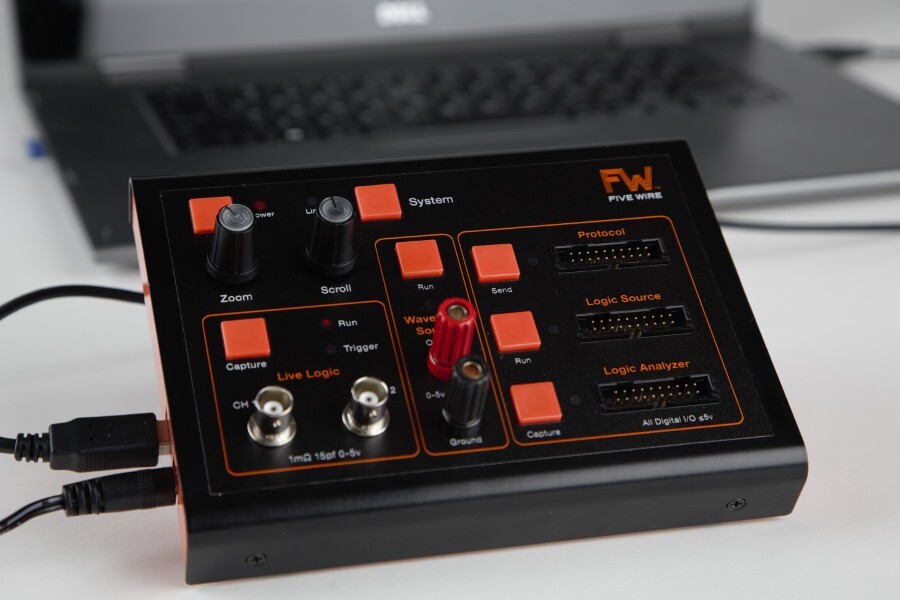 FiveWire Logic Analyzer, Pattern Generator, Arbitrary Waveform Generator