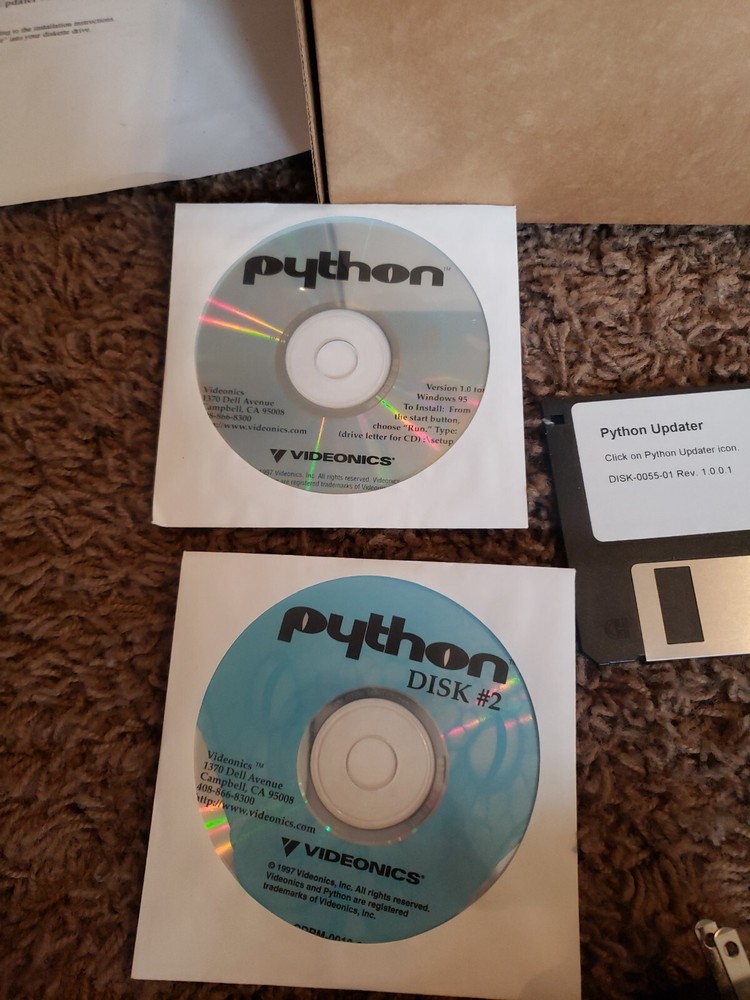 Vintage Gaming Videonics Python Video Capture Card w/ Free Software Complete