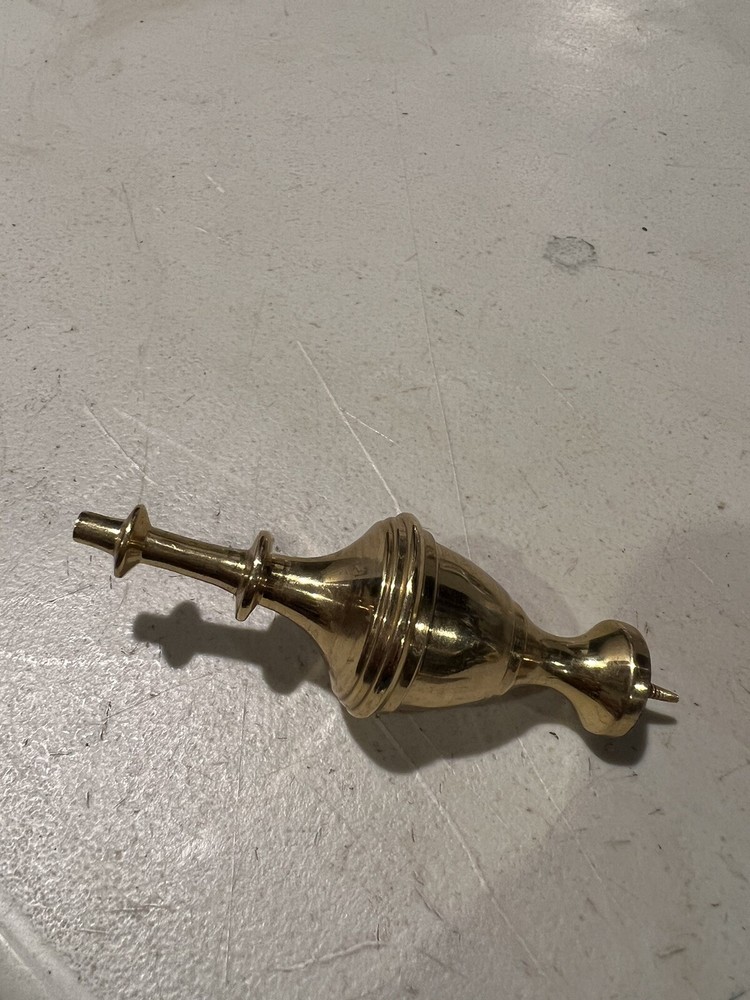 ANTIQUE/VINTAGE CLOCK SOLID BRASS TOP FINIAL