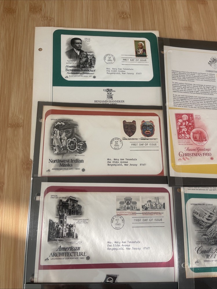 17 Covers U.S. FIRST DAY COVERS 1980