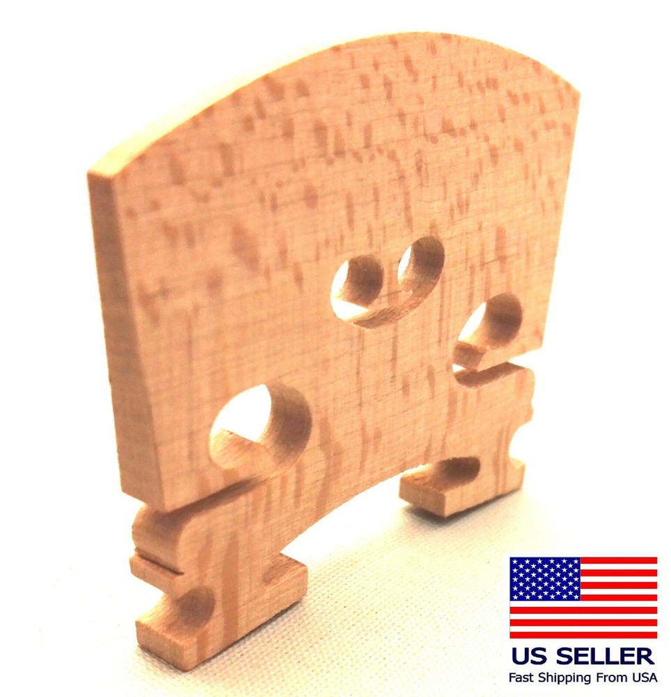 New High Quality Violin Bridge, Full Size 4/4, generic solid Maple, pack of 2