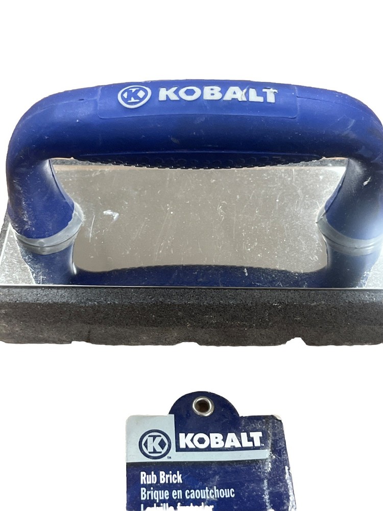 Kobalt Rub Brick 8138 Handle Medium Coarse Light Used