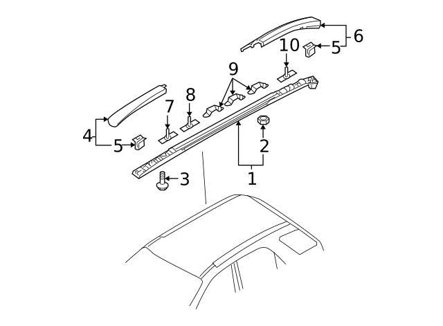 Genuine Kia Mount Bracket 67322-1F000