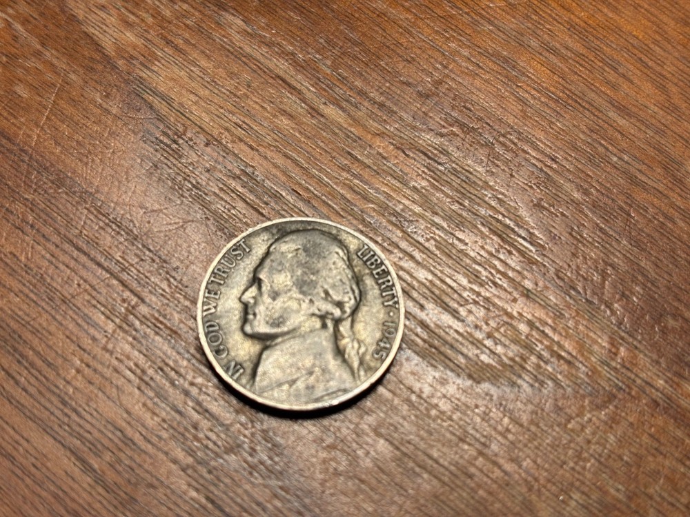 1945 Silver Nickel; rare