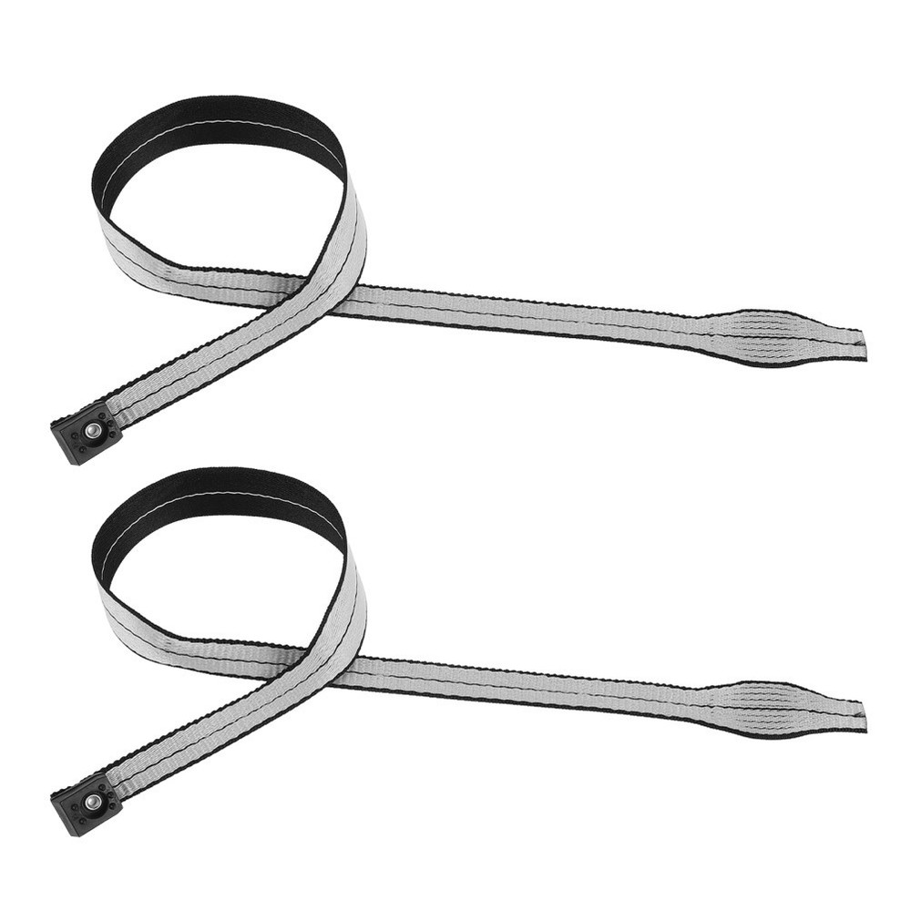 2pcs Walking Cane Wrist Strap Replacement, Black Trekking Pole Handle Straps,