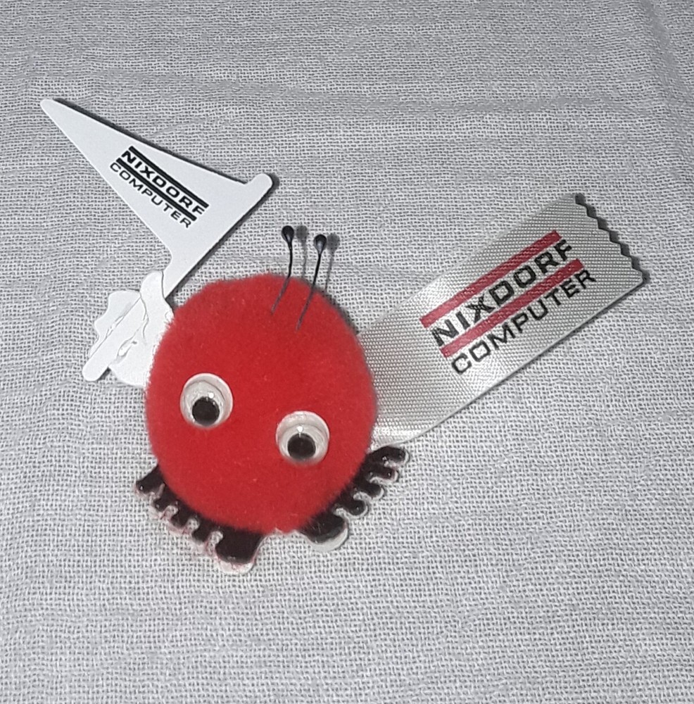 NIXDORF COMPUTER ADVERTISING PROMO STICKER NOS