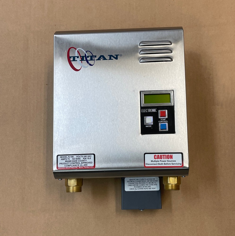 Reconditioned Titan SCR-4 N-180 tankless water heater. Free same day shipping