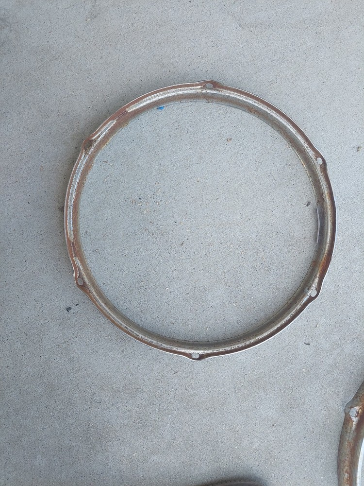 Used 12" 6 hoop rusty