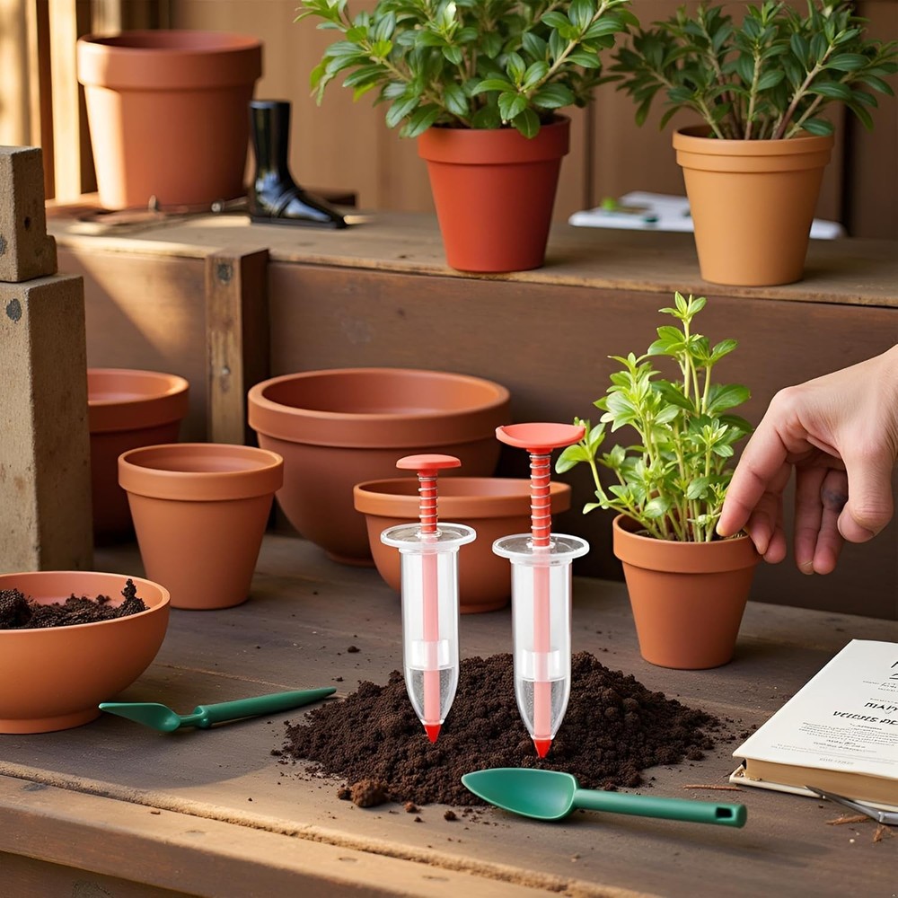 6Pcs Mini Sowing Seed Dispenser, Seed Planter Tool, Handheld Seed Planter, Mini