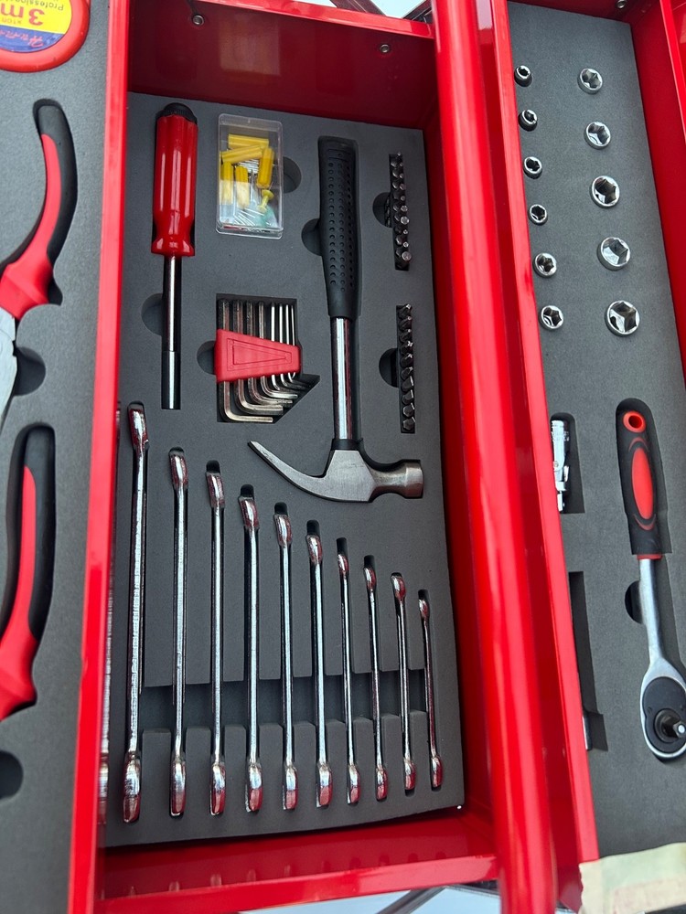 3-layer ProSkill metal tool box - Model PS-3LAY