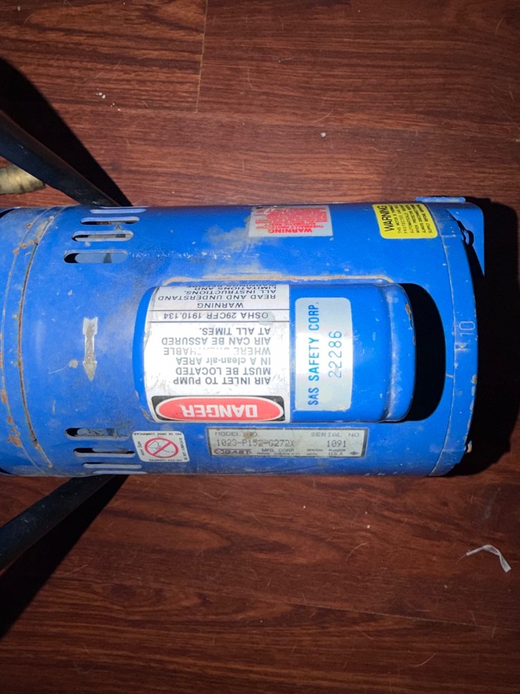 DOERR SAS Safety Supplied Air Pump System 3/4 hp