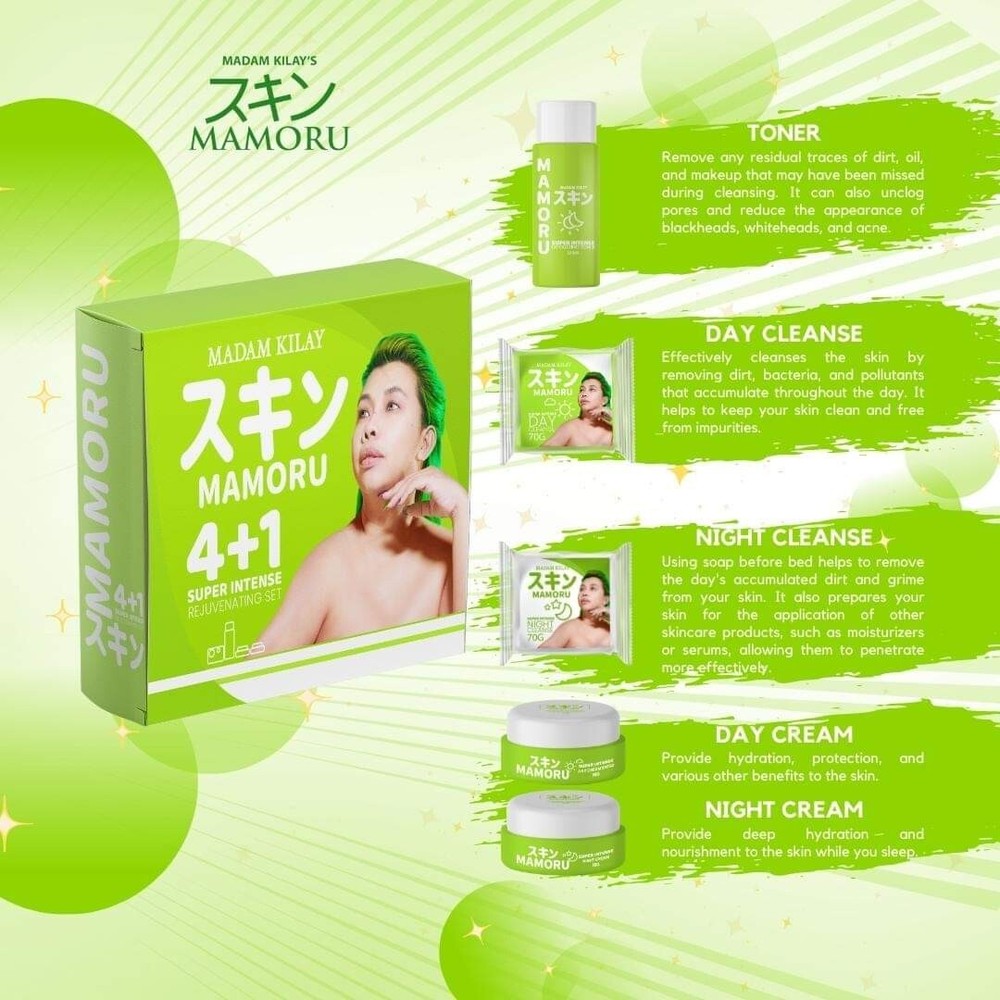 Madam Kilay Mamoru 4 + 1 Super Intense Rejuvenating Set