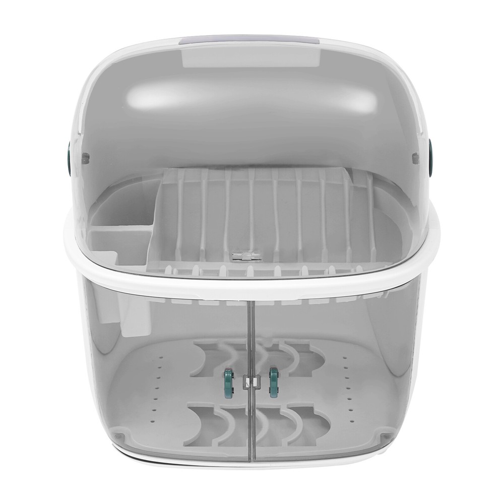 2 Tier Plastic Drying Rack For Kitchen Dish Drying Rack 2-tier Dish Drying Rack