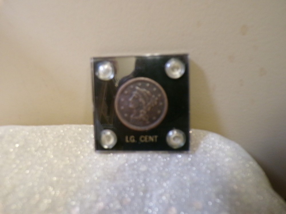 1856 LARGE CENT BRAIDED HAIR NICE CONDITION