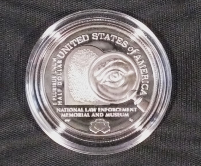 2021-P Law Enforcement Commemorative Proof Half Dollar with Box & COA