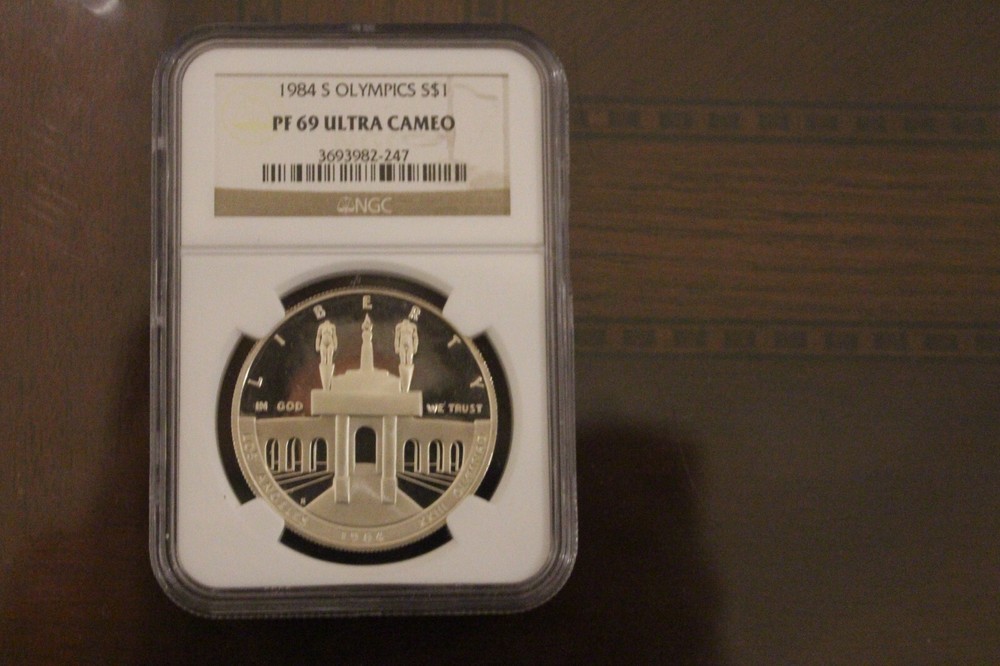1984 S OLYMPICS $1 PF69