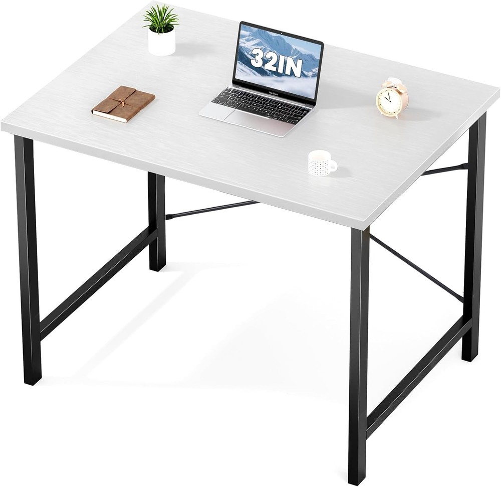 32 in Small Computer Desk for Home Office Modern Study Work Table Simple Style..