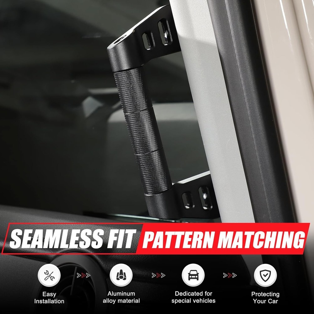 INEOS Grenadier A Pillar Handle Kit Aluminum Black