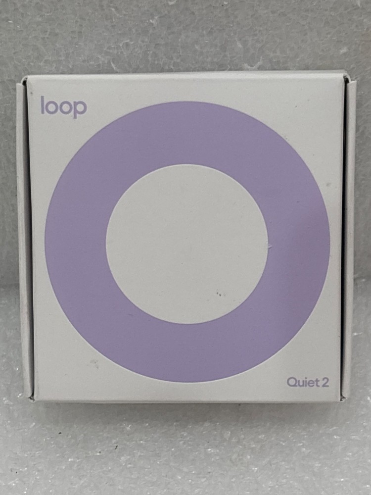 Loop Quiet 2 Ear Plugs 24dB SNR Reusable Sleep Focus Travel w/ Case Violet