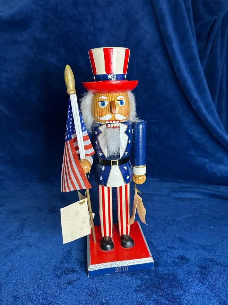Bernard Klaus Collection Limited Edition 2010 Uncle Sam Nutcracker with American
