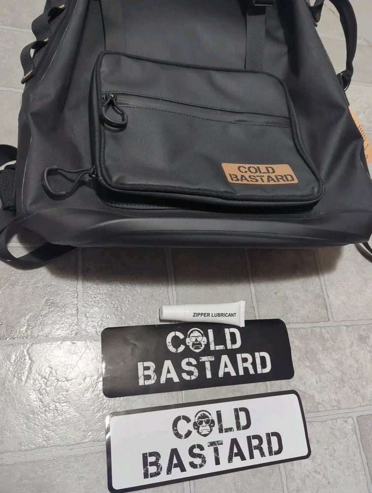 Cold Bastard Dry Pack Waterproof Backpack Black Large