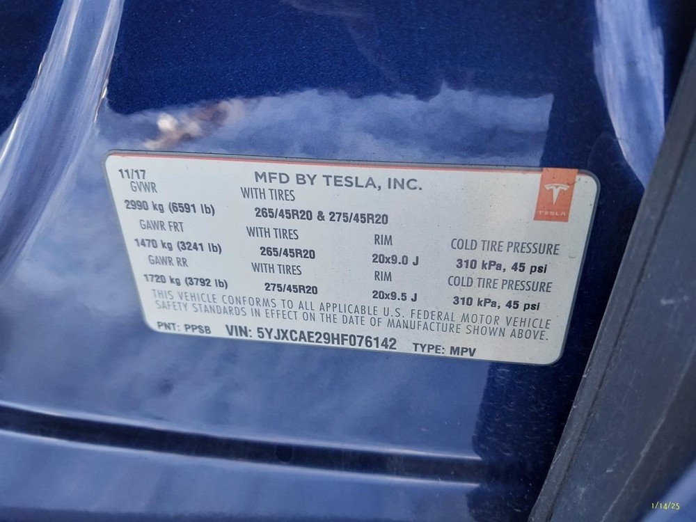 TESLA X 2017 Camera/Projector 3412804