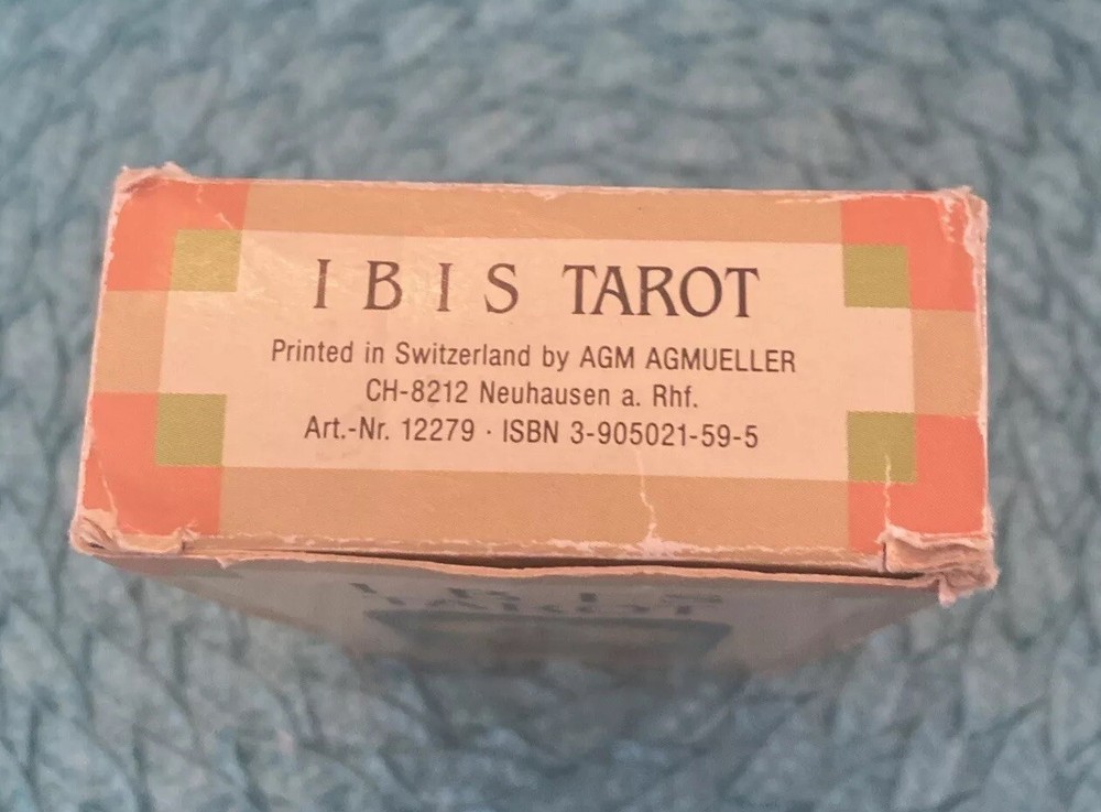 IBIS Tarot Deck 1991 Josef Machynka Complete Deck with Card Reading Handbook