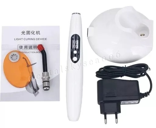 Dental Wireless LED.B Curing Light Lamp Cordless Adjustable Working Time USA
