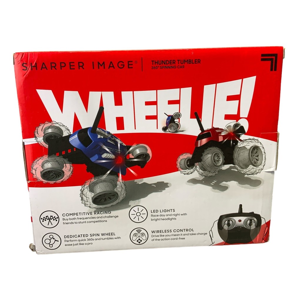 Sharper Image Thunder Tumbler Wireless Remote Control Car Red