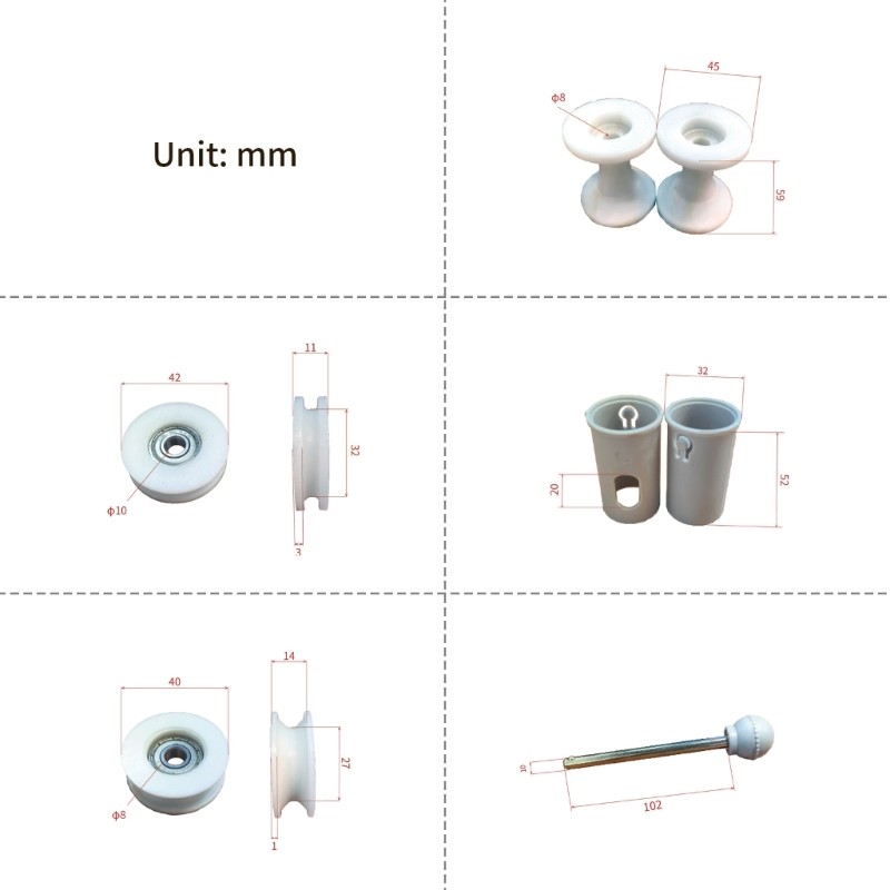 Exercise Stepper Accessories Complete Set Stable Steel Structure Quiet Design